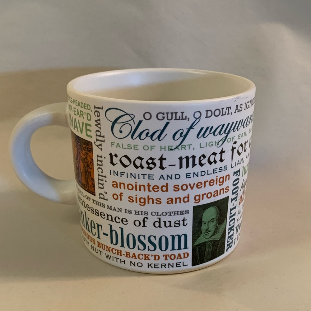 Unemployed Philosophers Guild Shakespearean Insults Mug